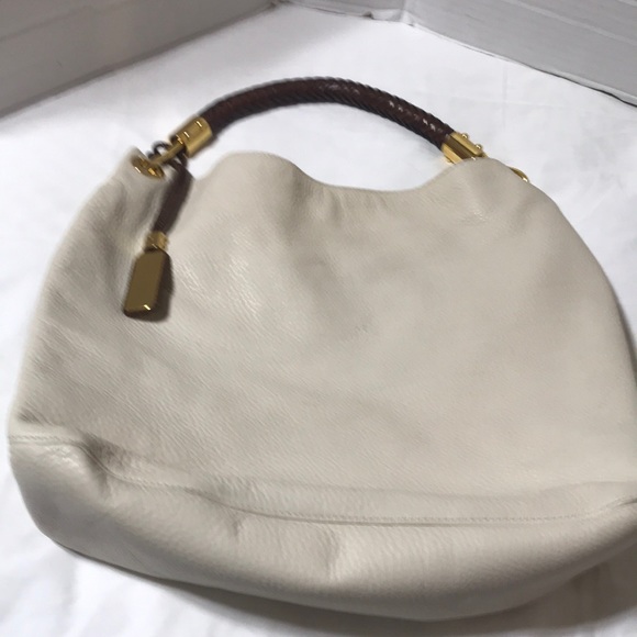 Michael kors Skorpios pebble leather with braided strap. EUC - Picture 7 of 13